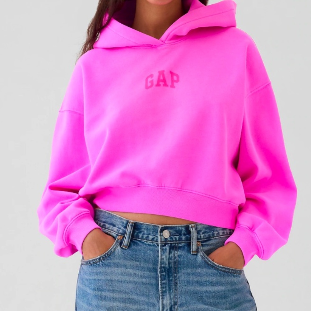 Pink GAP hoodie xs